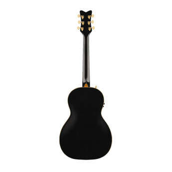 Gretsch G5021E Rancher Penguin Parlor 6 String Black Acoustic Electric Guitar — thumbnail 2