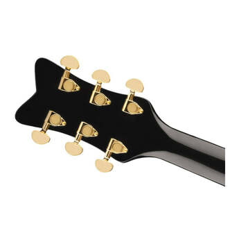Gretsch G5021E Rancher Penguin Parlor 6 String Black Acoustic Electric Guitar — thumbnail 6