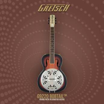 Gretsch G9220 Bobtail Round-Neck Resonator Guitar, 2-Color Sunburst — thumbnail 7