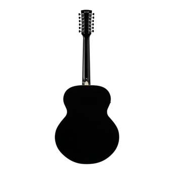 Ibanez AJ7012M1E Black High Gloss Acoustic Electric Guitar — thumbnail 2