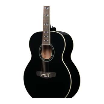 Ibanez AJ7012M1E Black High Gloss Acoustic Electric Guitar — thumbnail 5