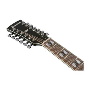 Ibanez AJ7012M1E Black High Gloss Acoustic Electric Guitar — thumbnail 7