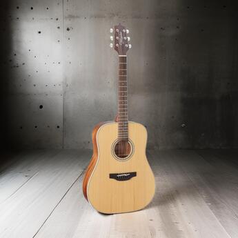 Takamine G Series GD20 Dreadnought Solid Top Acoustic Guitar Satin Natural — thumbnail 11