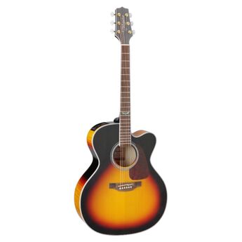 Takamine 6 String Acoustic-Electric Guitar, Right Handed, Sunburst (GJ72CE-BSB)