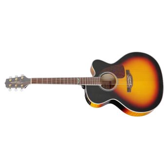Takamine 6 String Acoustic-Electric Guitar, Right Handed, Sunburst (GJ72CE-BSB) — thumbnail 2