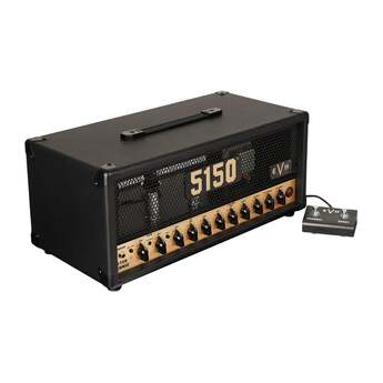 EVH 5150 Iconic Series 15W Guitar Amplifier Head with EL34 Power Tube (Black) — thumbnail 3