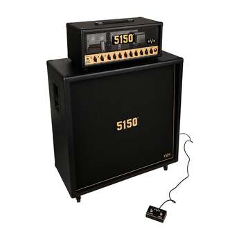 EVH 5150 Iconic Series 15W Guitar Amplifier Head with EL34 Power Tube (Black) — thumbnail 4