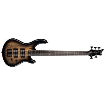Dean Edge 2 5-String Electric Bass Guitar, 24 Frets, C Shape Neck, Rosewood Fretboard, Charcoal Burst