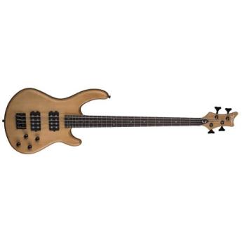 Dean Edge 2 Electric Bass Guitar, 24 Frets, C Shape Neck, Rosewood Fretboard, Vintage Natural