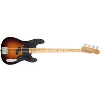 Fender Artist Series Mike Dirnt Road Worn Precision Bass Guitar, 20 Frets, Thick C Neck, Maple Fingerboard, Passive Pickup, Nitrocellulose Lacquer, 3-Color Sunburst