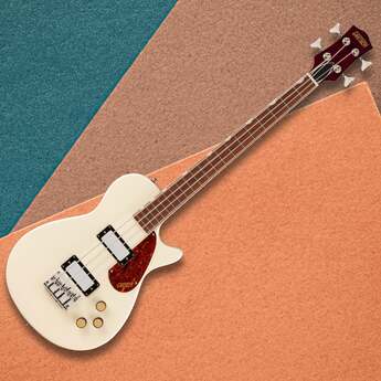 Gretsch Streamliner Jet Club Single-Cut 4-String Bass Guitar Vintage White — thumbnail 5