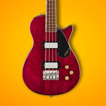 Gretsch Streamliner Jet Club Single-Cut 4-String Bass Guitar (Walnut Stain) — thumbnail 7