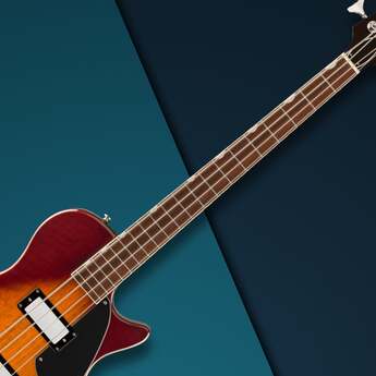 Gretsch Streamliner Jet Club Single-Cut 4-String Bass Guitar Havana Burst — thumbnail 6