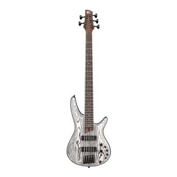 Ibanez SR Premium 5-String Electric Bass with Gig Bag (Icebreaker Wave Flat)