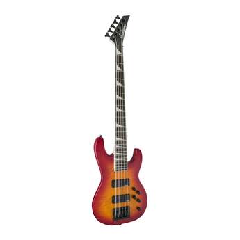 Jackson JS Series Concert Bass JS3VQ 5-String Electric Guitar (Cherry Burst) — thumbnail 4
