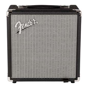 Squier Affinity Series Precision Bass PJ Pack, Black with Gig Bag and Rumble 15 Amp (120V) — thumbnail 3