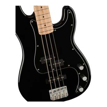 Squier Affinity Series Precision Bass PJ Pack, Black with Gig Bag and Rumble 15 Amp (120V) — thumbnail 8