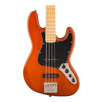 Squier Classic Vibe Active '70s Jazz Bass with Maple Fingerboard and Black Pickguard (Mocha) — thumbnail 3