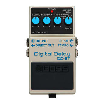 BOSS DD-3T Tap Tempo Direct Output Jack for Wet/Dry Setups Digital Delay Pedal