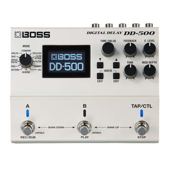 BOSS DD-500 32-Bit AD/DA and 32-Bit/96 kHz 12 Delay Modes Digital Delay Pedal