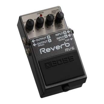 BOSS RV-6 Compact Eight Reverb Effect 100 Percent Wet Sound Digital Reverb Pedal — thumbnail 2