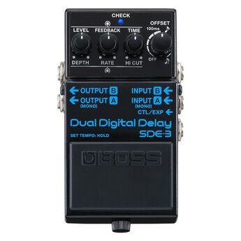 Boss SDE-3 Dual Digital Delay Guitar Effects Pedal