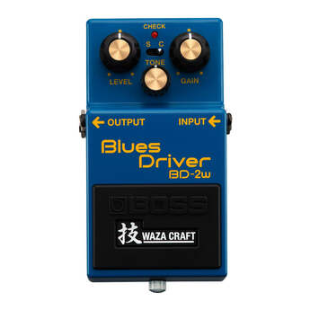 BOSS BD-2W Premium Waza Craft Blues Driver Standard and Custom Mode Guitar Pedal