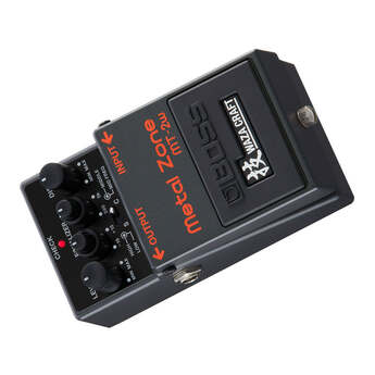 BOSS MT-2W Compact Dual-Stage Gain Circuit Analog Design Waza Metal Zone Pedal — thumbnail 4