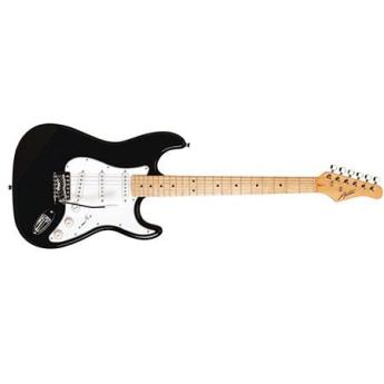 Austin AST100 Series Classic Double Cutaway Electric Guitar, Black