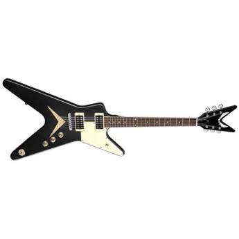 Dean ML 79 Standard 6-String Electric Guitar with Half Pickguard Cream, 22  Frets, V