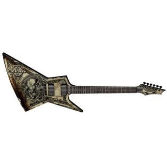 Dean Zero Dave Mustaine Electric Guitar, 24 Fret, D Neck, Rosewood Fretboard, In Deth We Trust Graphic