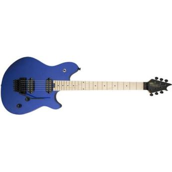 EVH Wolfgang WG Standard Electric Guitar with Maple Fingerboard, 22 Jumbo Frets, Wolfgang Backshape Neck, Gloss Polyester Finish, Mystic Blue Metallic