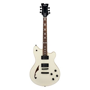 EVH SA 126 Standard Satin Vintage White Electric Guitar with Nyatoh Body