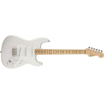 fender Fender American Original 50s Stratocaster 6-String Electric Guitar, 21 Frets, Soft "V" Neck, Maple Fingerboard, Gloss Nitrocellulose Lacquer, White Blonde
