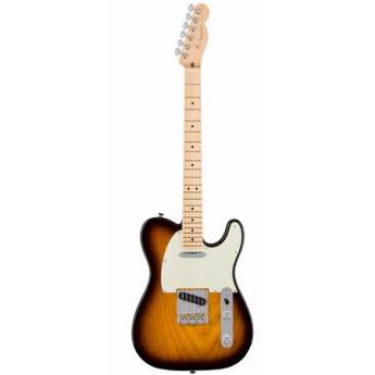 Fender American Professional Telecaster Electric Guitar, 22 Frets, Modern "Deep C" Neck, Maple Fingerboard, Gloss Polyurethane, 2-Color Sunburst