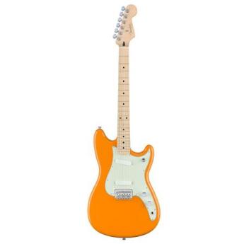 Fender Offset Series Duo-Sonic 6-String Electric Guitar, 22 Frets, "C" Shape Neck, Maple Fingerboard, Gloss Polyester, Capri Orange