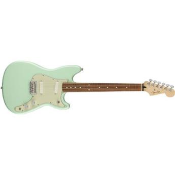 Fender Duo-Sonic Electric Guitar, 22 Frets, "C" Shape Neck, Pau Ferro Fingerboard, Gloss Polyester, Surf Green