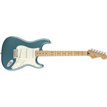 fender Fender Player Stratocaster Electric Guitar, 22 Frets, Modern "C" Shape and Maple Neck, Maple Fingerboard, Gloss Polyester, Tidepool
