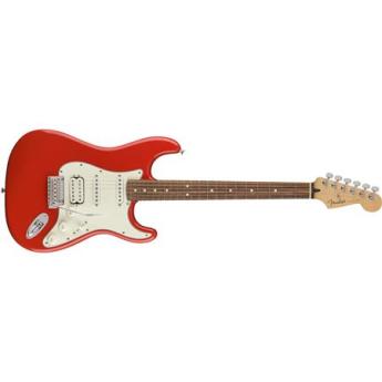 fender Fender Player Stratocaster HSS Electric Guitar, 22 Frets, Modern "C" Shape and Maple Neck, Pau Ferro Fingerboard, Gloss Polyester, Sonic Red
