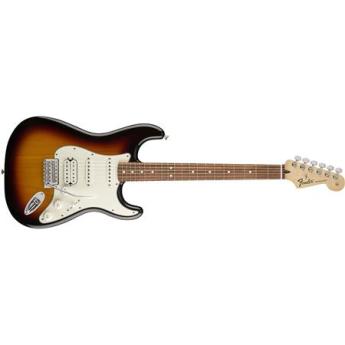 Fender Standard Stratocaster HSS Electric Guitar, 21 Frets, Modern "C" Shape Neck, Pau Ferro Fingerboard, Polyester, No Bag, Brown Sunburst