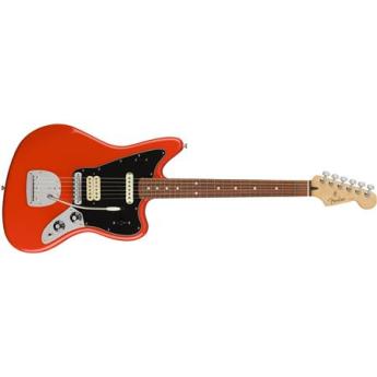 fender Fender Player Jaguar Electric Guitar, 22 Frets, Modern "C" Shape Maple Neck, Pau Ferro Fingerboard, Gloss Polyester, Sonic Red