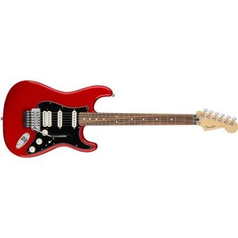 fender Fender Player Stratocaster HSS Floyd Rose Electric Guitar, 22 Frets, Modern "C" Neck, Pau Ferro Fingerboard, Gloss Polyester, Sonic Red