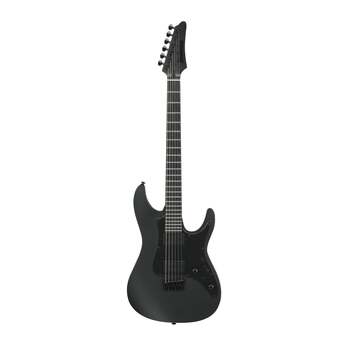 Ibanez AZ Iron Label 6-String Electric Guitar with Basswood Body (Black Flat)