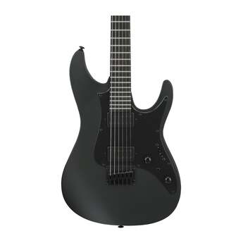 Ibanez AZ Iron Label 6-String Electric Guitar with Basswood Body (Black Flat) — thumbnail 5