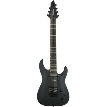 Jackson JS Series Dinky Arch Top JS22-7 DKA HT, Satin Black Electric Guitar