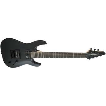 Jackson JS Series Dinky Arch Top JS22-7 DKA HT, Satin Black Electric Guitar — thumbnail 3