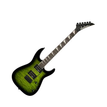 Jackson JS Series Dinky JS20 DKQ 2PT Electric Guitar - Transparent Green — thumbnail 4