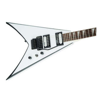 Jackson JS Series King V JS32 6 String White with Black Bevels Electric Guitar — thumbnail 5