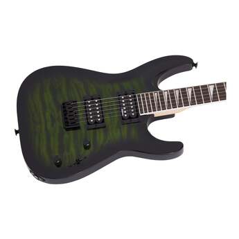Jackson JS Series Dinky Arch Top JS32Q DKA HT Guitar (Transparent Green Burst) — thumbnail 7