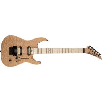 Jackson Pro Dinky DK2QM Electric Guitar, 24 Frets, Bolt-On Neck, Maple Fingerboard, Gloss Polyester, Natural Blonde